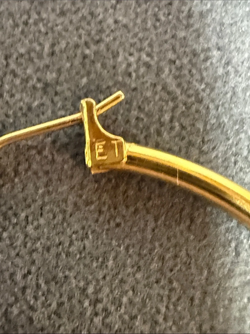 Michael Kors Classic Hollow Gold Hoop Earrings